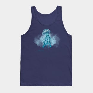 Blue Jellyfish Tank Top